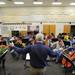 Tappan Middle School orchestra director Joe DeMarsh conducts during orchestra rehearsal at Tappan on Thursday, Jan. 17. Members of the Tappan band, choir and orchestra are headed to Washington D.C. in June to perform a concert on the steps of the Lincoln Memorial to commemorate the 50th anniversary of Martin Luther King Jr.'s "I have a dream" speech. Melanie Maxwell I AnnArbor.com